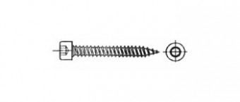 Саморез 5,5x45 гол. DIN 912 A2 (арт. 9051 SW5)