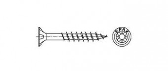 Саморез SPAX-S 10x340 TХ потай.гол. д/сбор. дер.констр. (50 шт.)