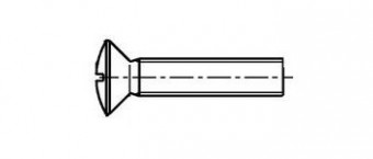 Винт 5x25 DIN 966 кл 4.8  оц